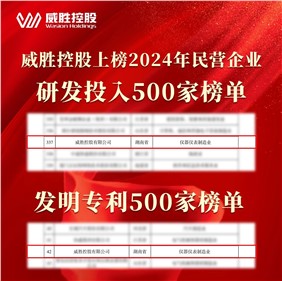 喜讯|E世博官网控股上榜2024民营企业研发投入500家榜单、发明专利500家榜单